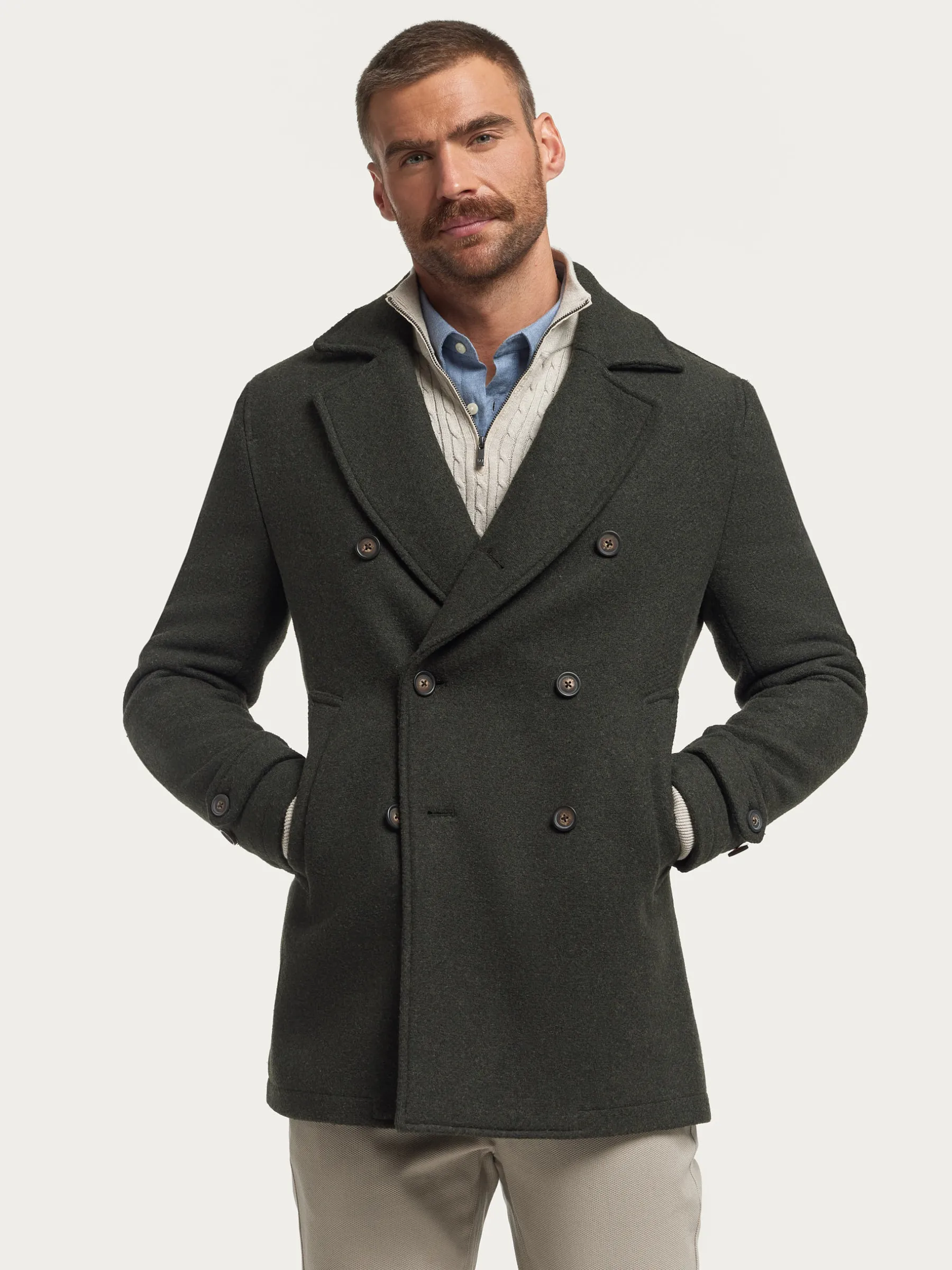 Alvaro Moreno ABRIGO BREM-Hombre Abrigos