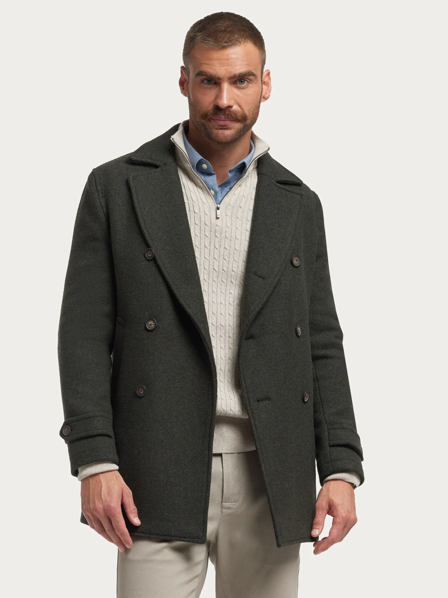 Alvaro Moreno ABRIGO BREM-Hombre Abrigos