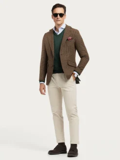 Alvaro Moreno AMERICANA THOMAS TWIST MARRÓN-Hombre Americanas