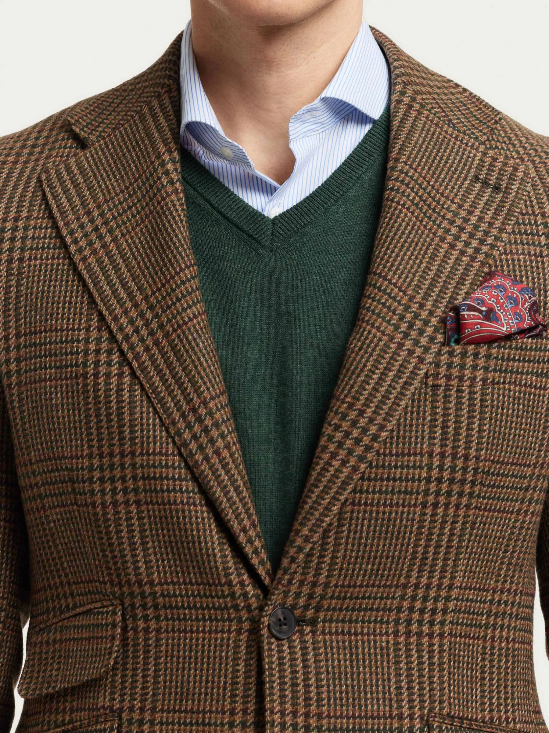 Alvaro Moreno AMERICANA THOMAS TWIST MARRÓN-Hombre Americanas