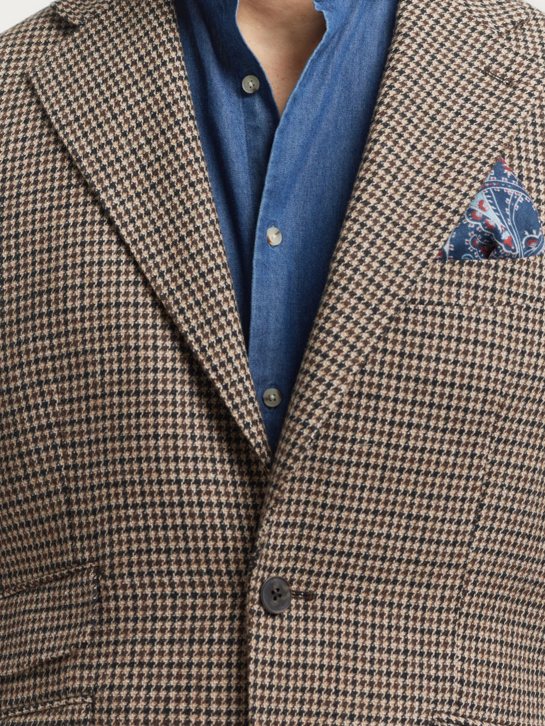 Alvaro Moreno AMERICANA CHARLIE TWIST MARRÓN-Hombre Americanas