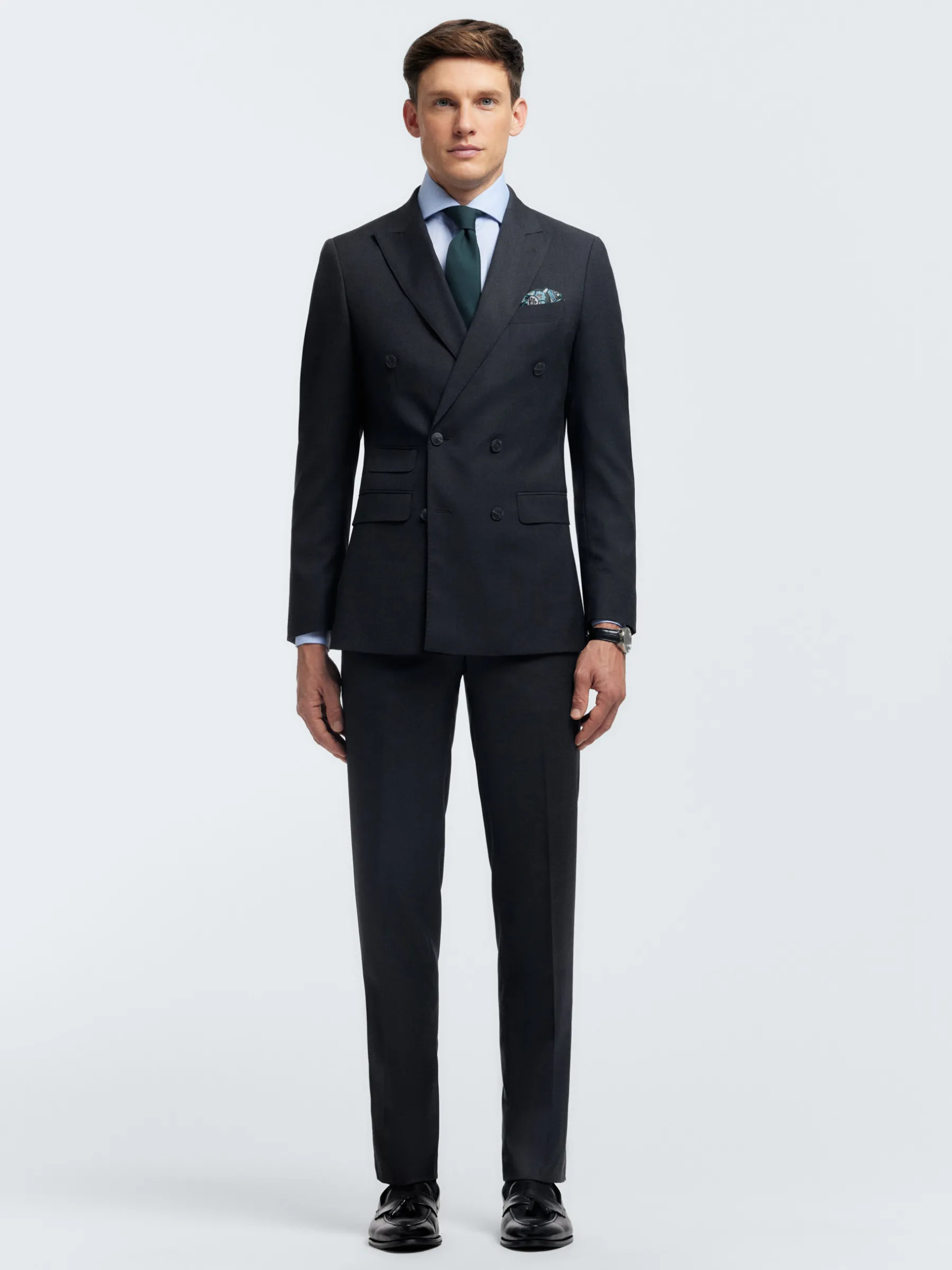 Alvaro Moreno AMERICANA FIL A FIL CRUZADO-Hombre Trajes|Trajes