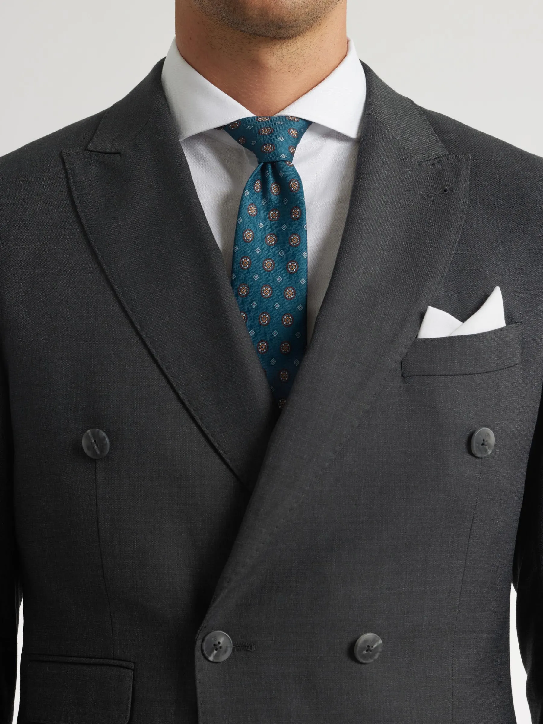 Alvaro Moreno AMERICANA FIL A FIL CRUZADO-Hombre Trajes|Trajes