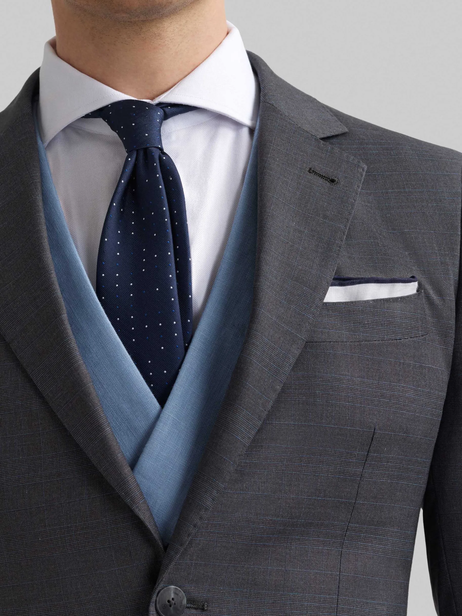 Alvaro Moreno AMERICANA MILANO GALES-Hombre Trajes|Trajes