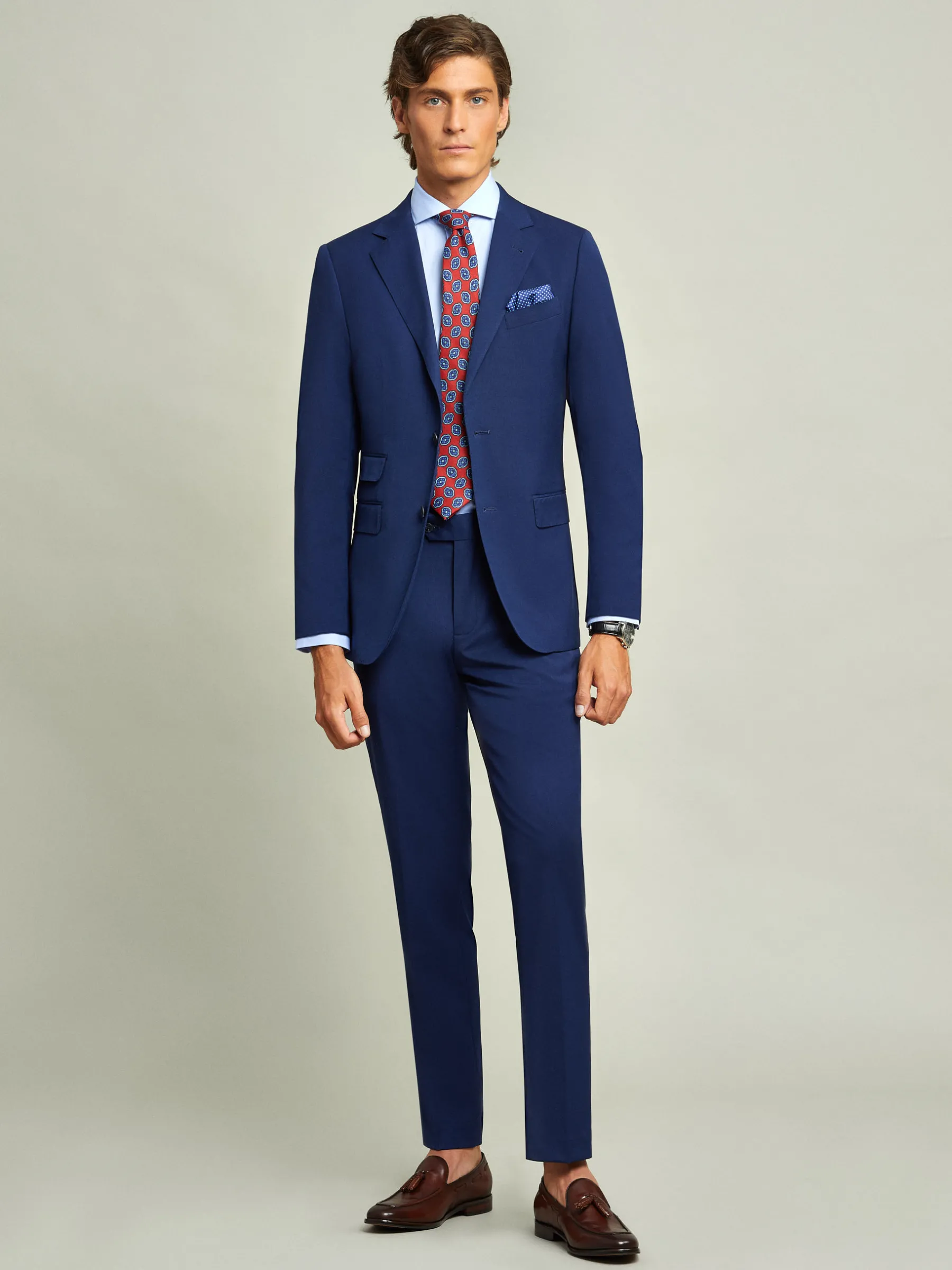 Alvaro Moreno AMERICANA PLAIN SLIM-Hombre Trajes|Trajes