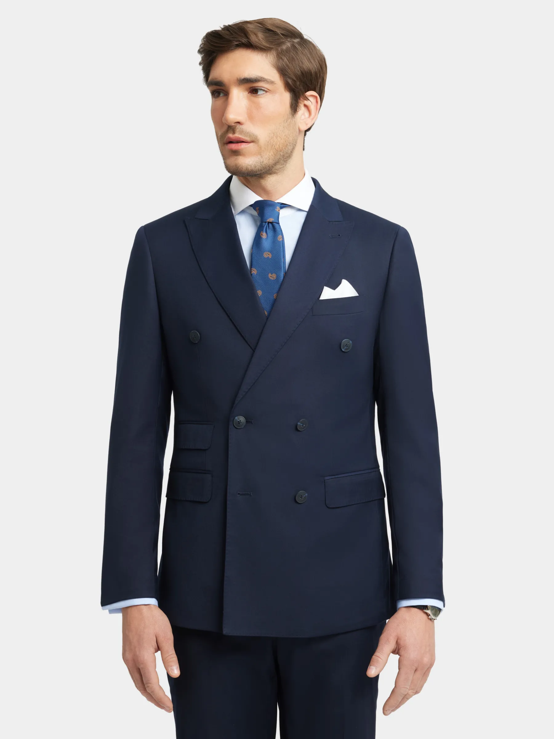 Alvaro Moreno AMERICANA TWILL CRUZADO-Hombre Trajes|Trajes