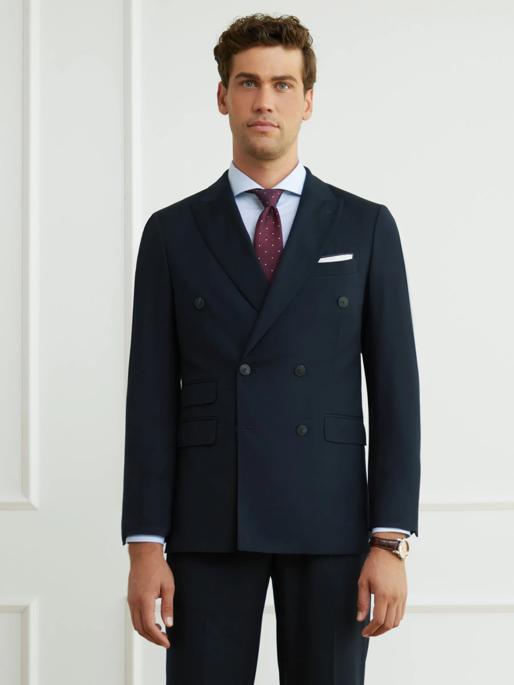 Alvaro Moreno AMERICANA TWILL CRUZADO-Hombre Trajes|Trajes