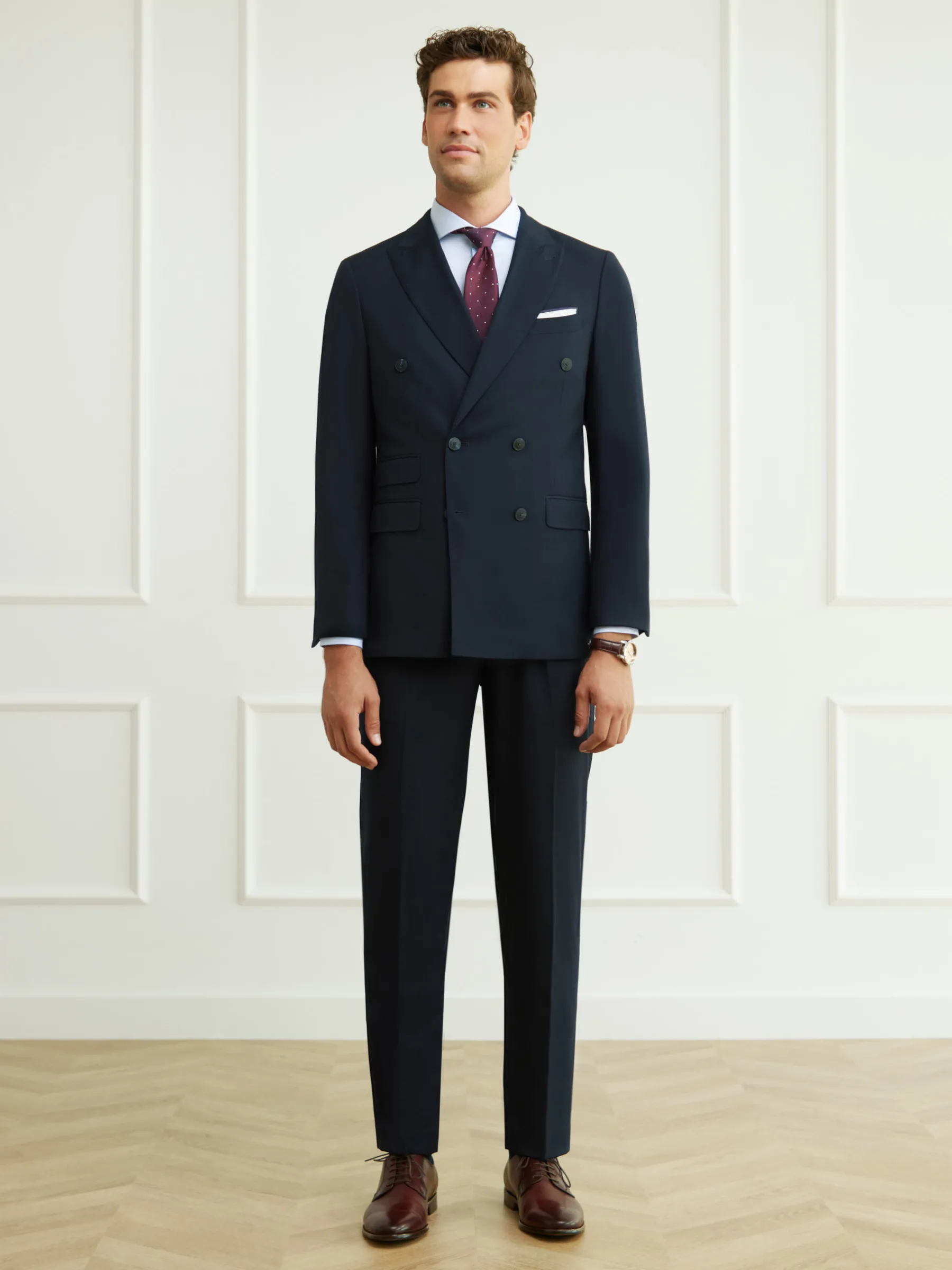 Alvaro Moreno AMERICANA TWILL CRUZADO-Hombre Trajes|Trajes