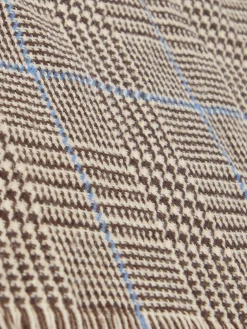 Alvaro Moreno BUFANDA CHECKS MARRÓN-Hombre Bufandas