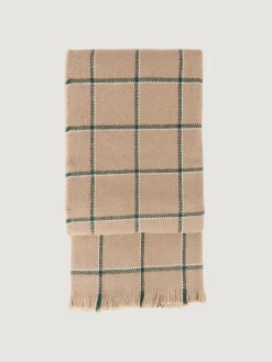 Alvaro Moreno BUFANDA CHECKS MARRÓN-Hombre Bufandas