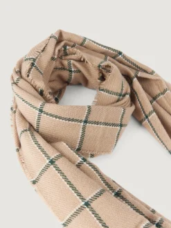 Alvaro Moreno BUFANDA CHECKS MARRÓN-Hombre Bufandas