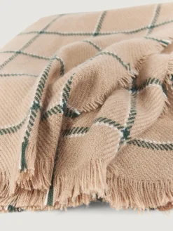 Alvaro Moreno BUFANDA CHECKS MARRÓN-Hombre Bufandas