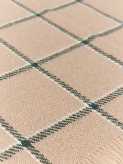 Alvaro Moreno BUFANDA CHECKS MARRÓN-Hombre Bufandas