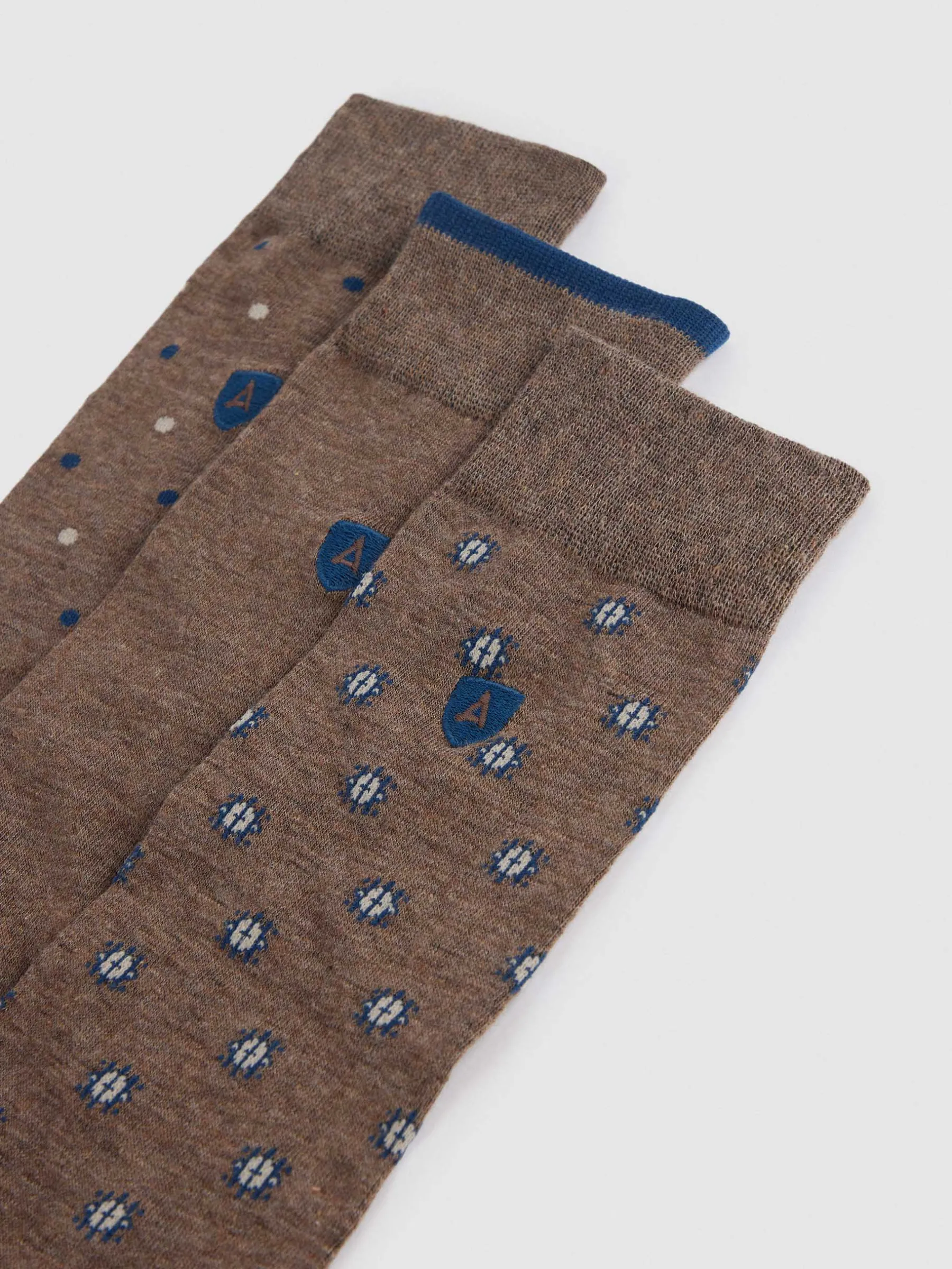 Alvaro Moreno CALCETINES MARRÓN-Hombre Calcetines