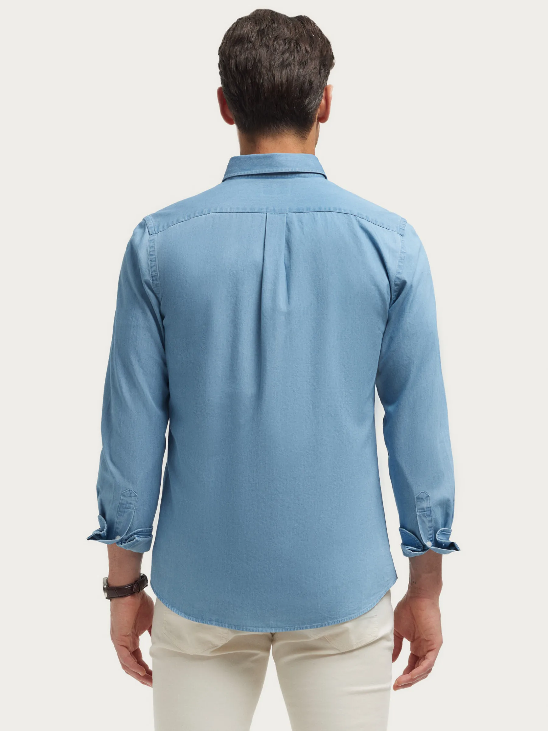 Alvaro Moreno CAMISA DENIM B.DOWN-Hombre Casual