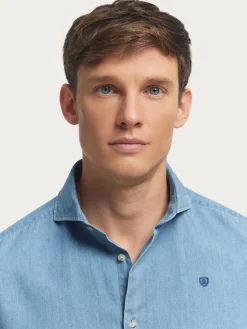Alvaro Moreno CAMISA DENIM JACK-Hombre Casual