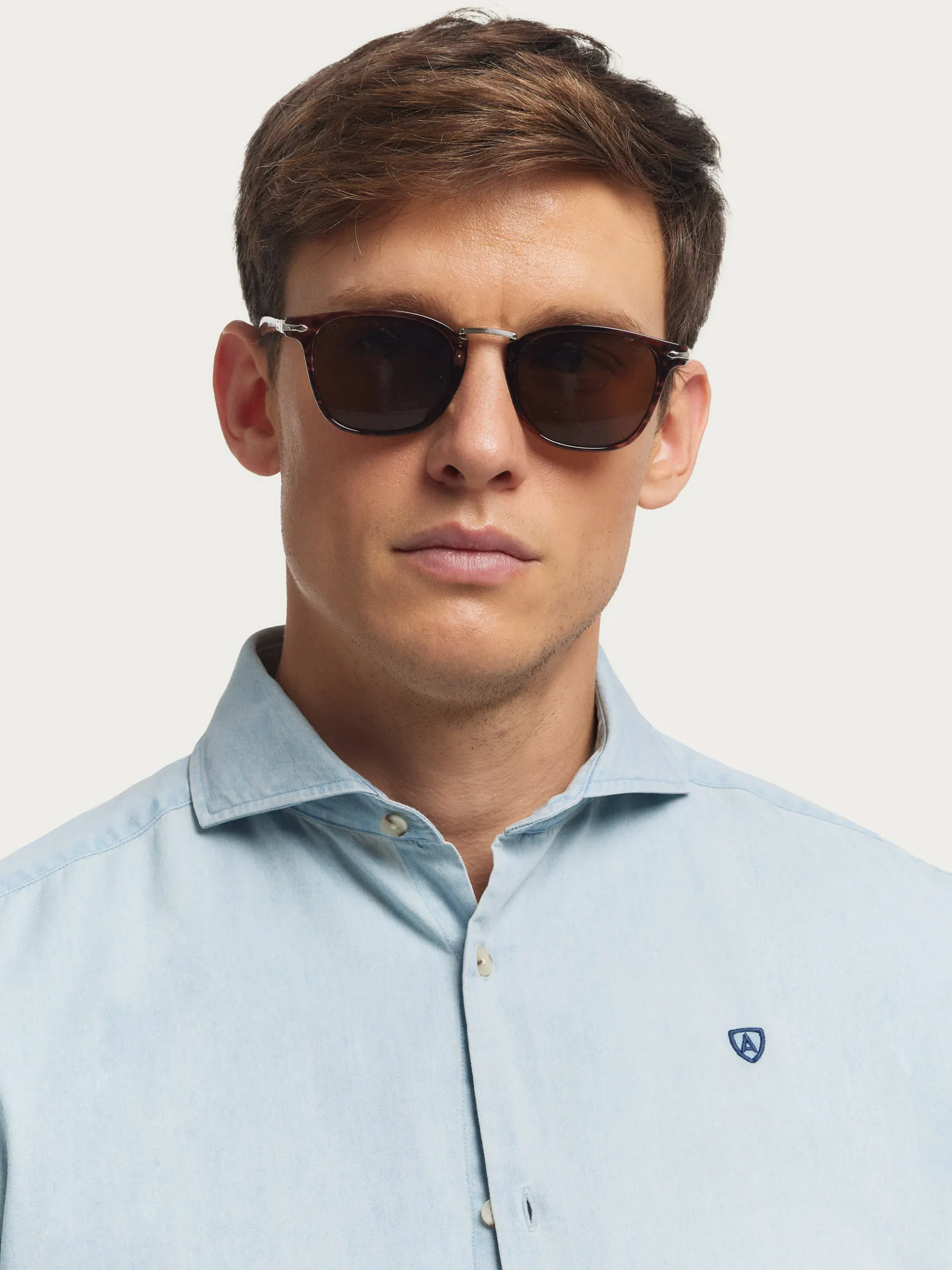 Alvaro Moreno CAMISA DENIM JACK-Hombre Casual