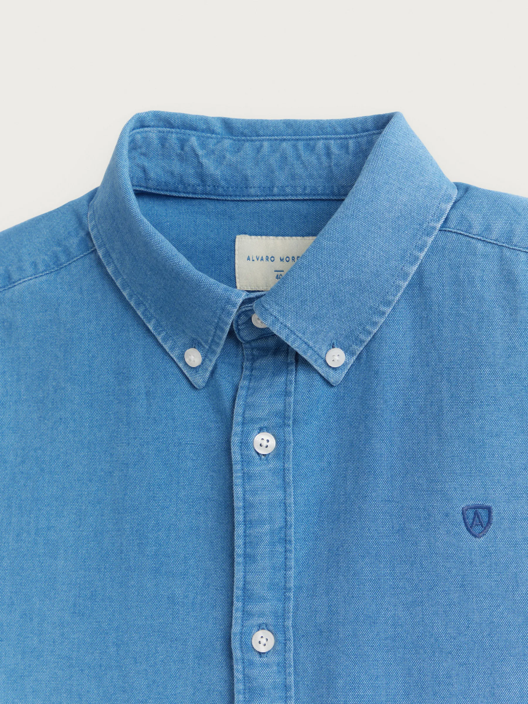Alvaro Moreno CAMISA DENIM OXFORD-Hombre Casual