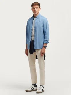 Alvaro Moreno CAMISA DENIM RAYAS-Hombre Casual