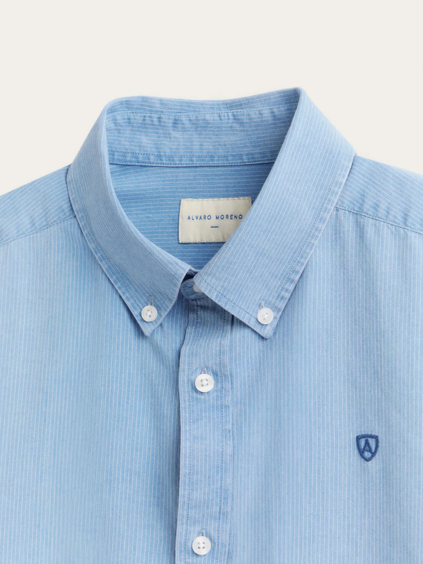 Alvaro Moreno CAMISA DENIM RAYAS-Hombre Casual