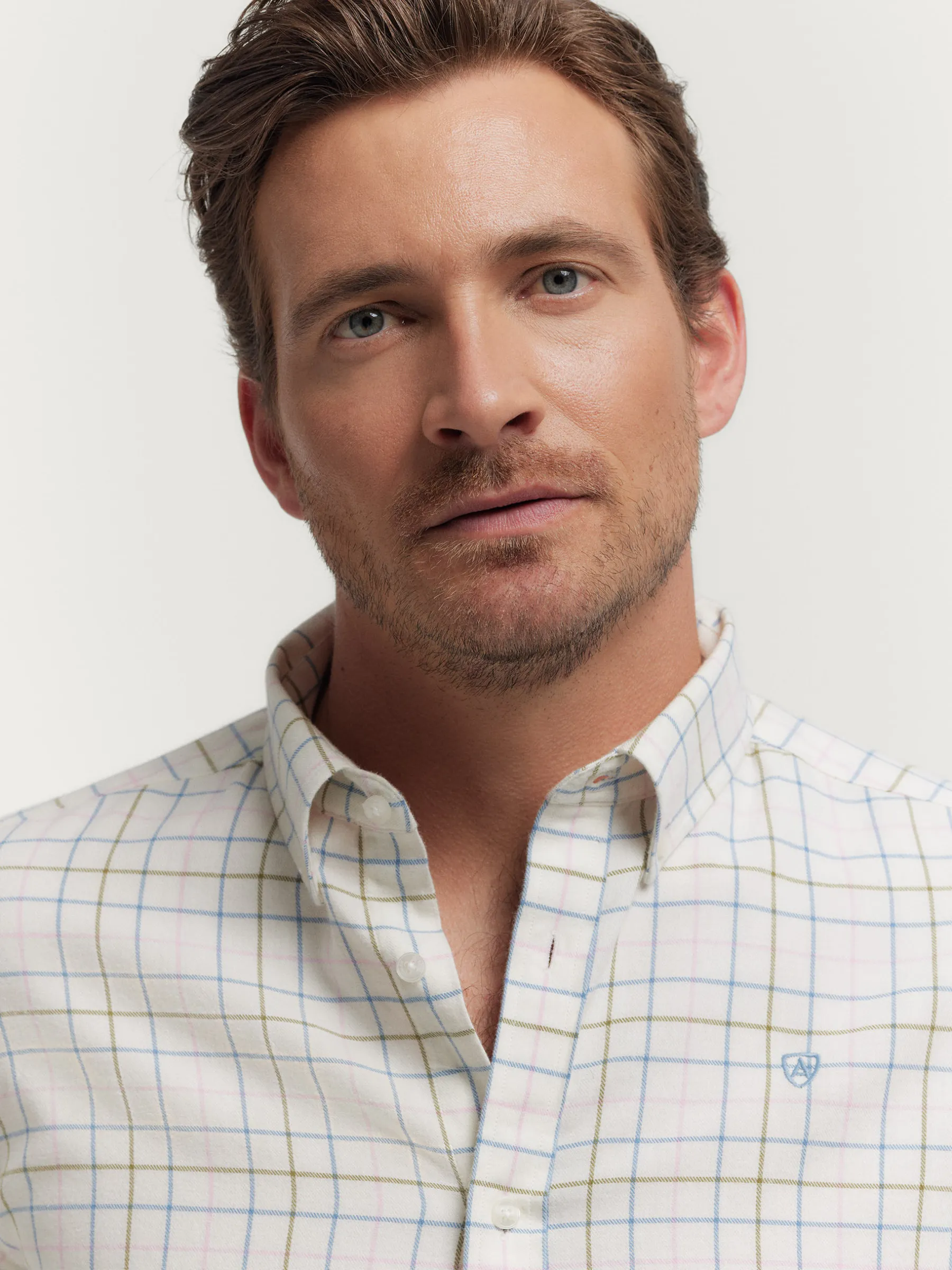 Alvaro Moreno CAMISA FLANNEL CHECKS-Hombre Franela