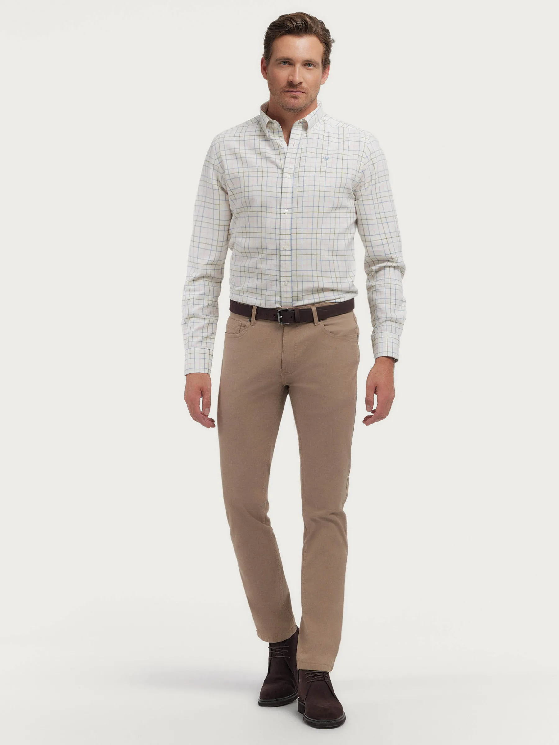 Alvaro Moreno CAMISA FLANNEL CHECKS-Hombre Franela