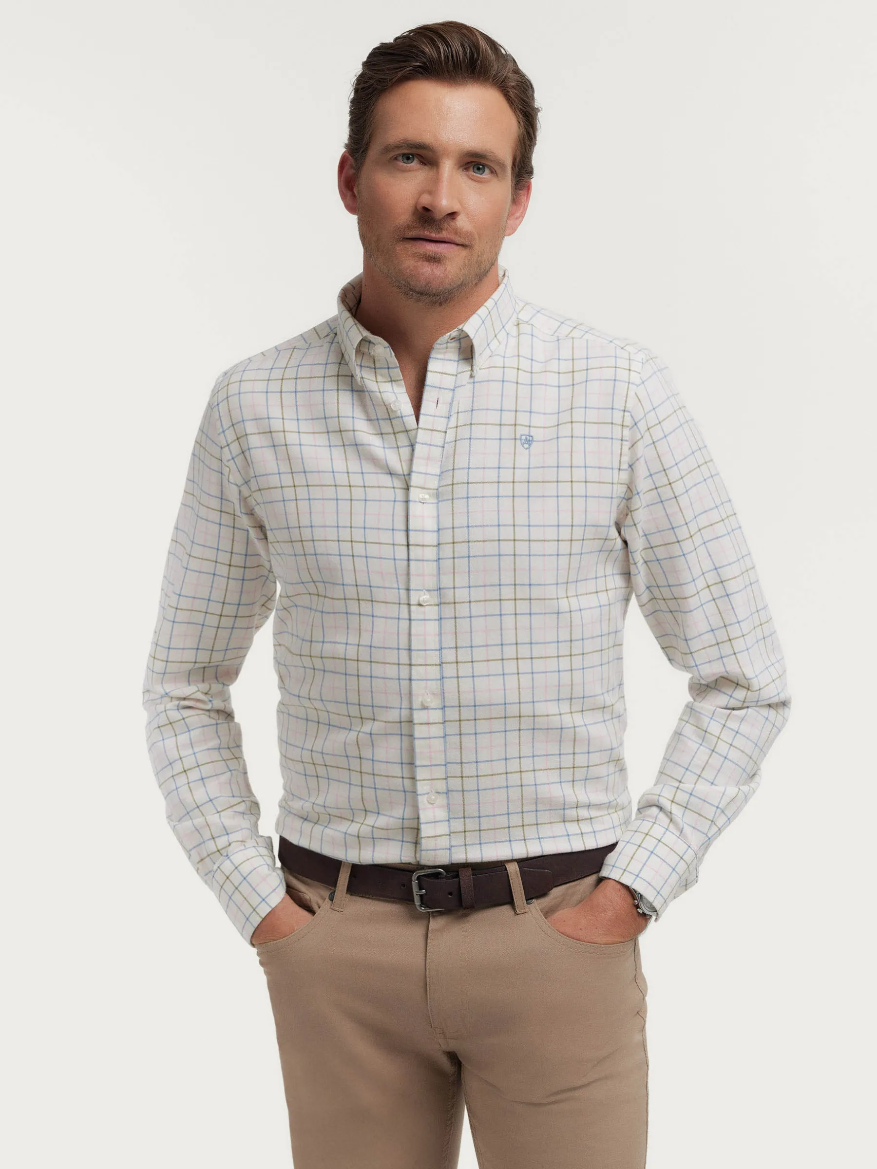 Alvaro Moreno CAMISA FLANNEL CHECKS-Hombre Franela
