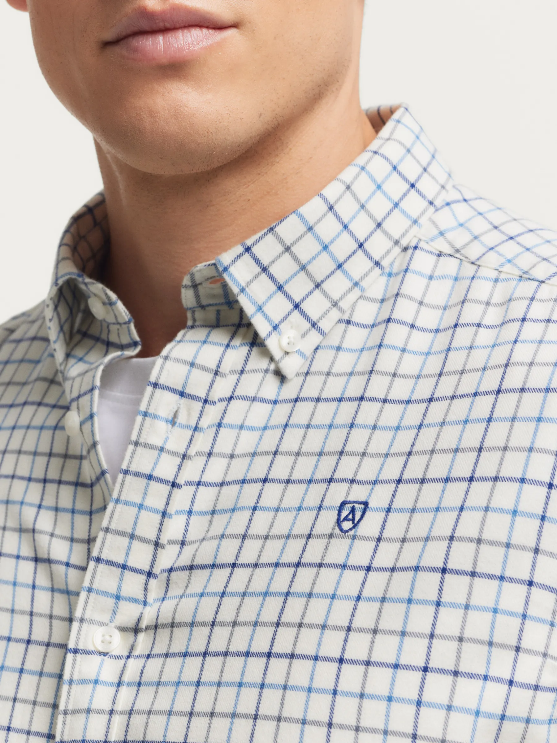 Alvaro Moreno CAMISA FLANNEL CHECKS-Hombre Franela