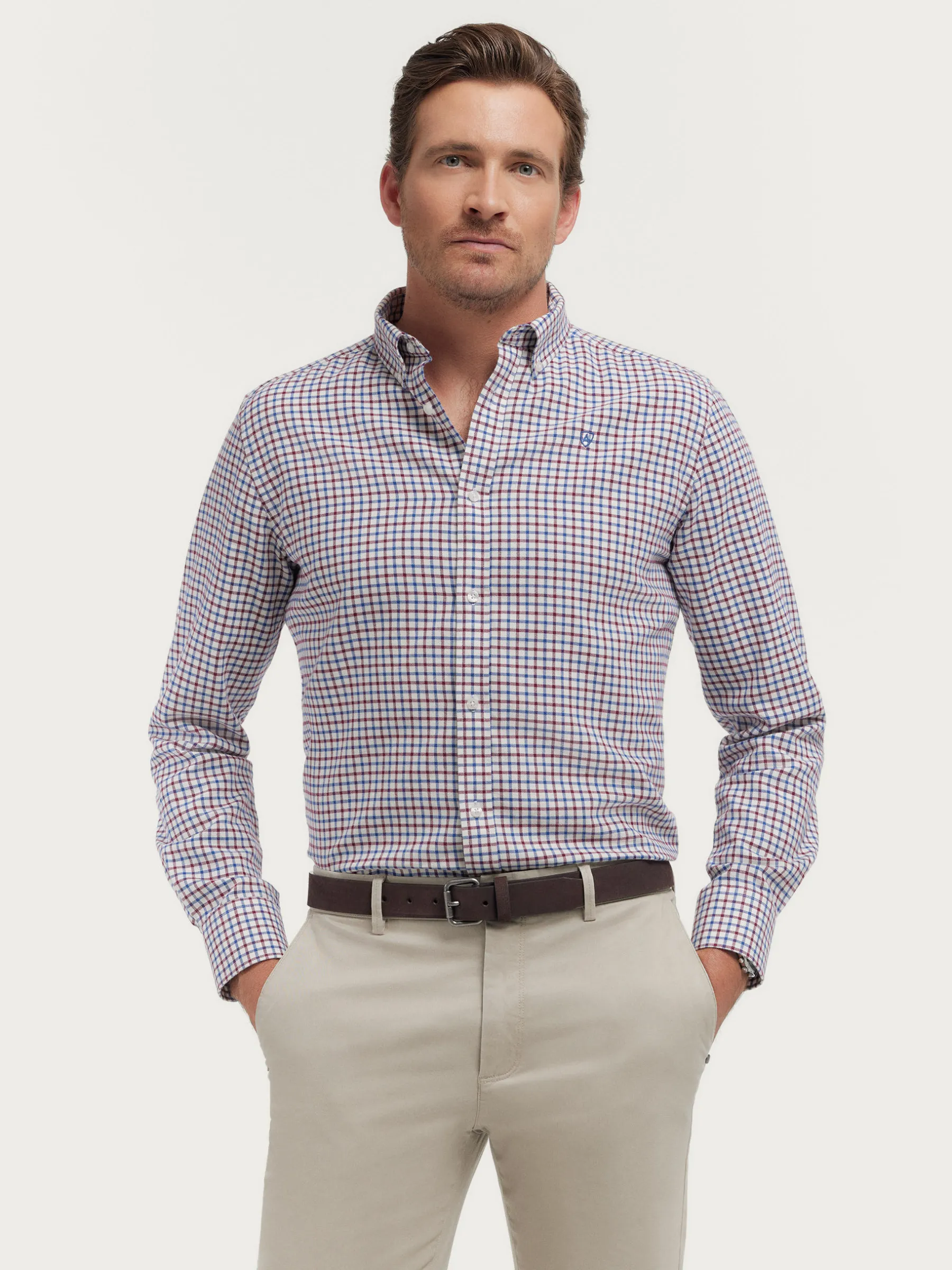 Alvaro Moreno CAMISA FLANNEL CHECKS-Hombre Franela