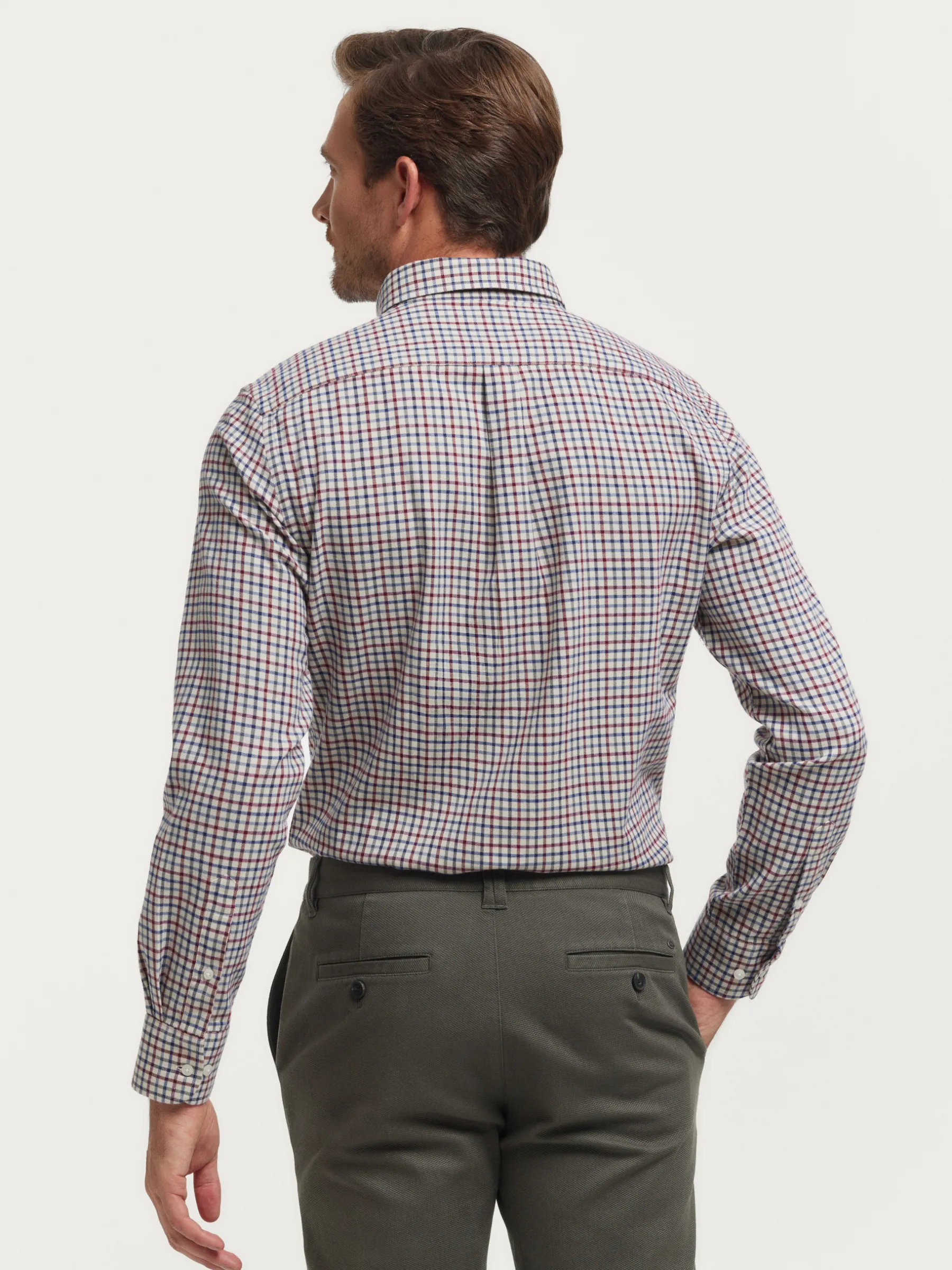 Alvaro Moreno CAMISA FLANNEL CHECKS-Hombre Franela