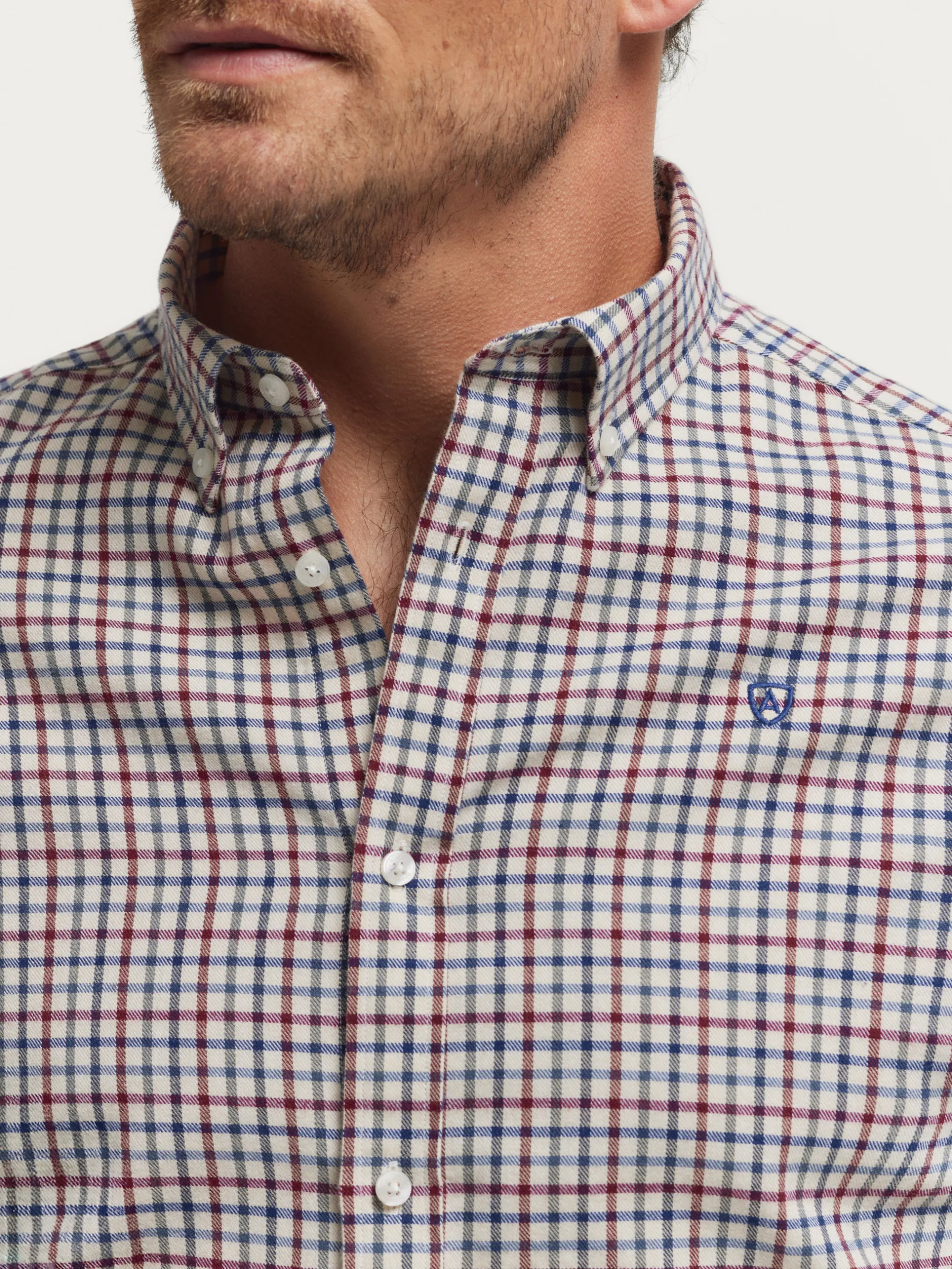 Alvaro Moreno CAMISA FLANNEL CHECKS-Hombre Franela