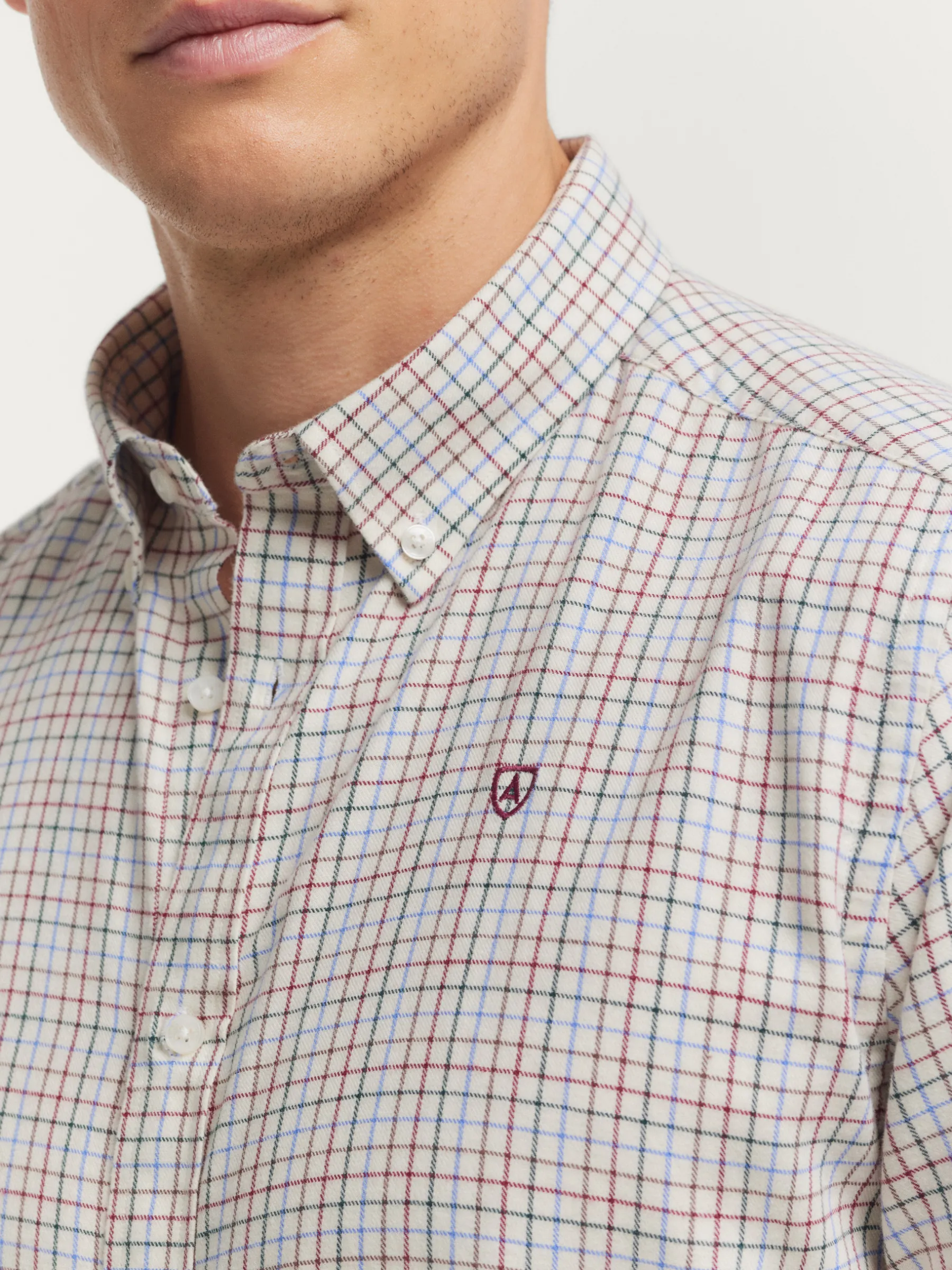 Alvaro Moreno CAMISA FLANNEL CHECKS-Hombre Franela