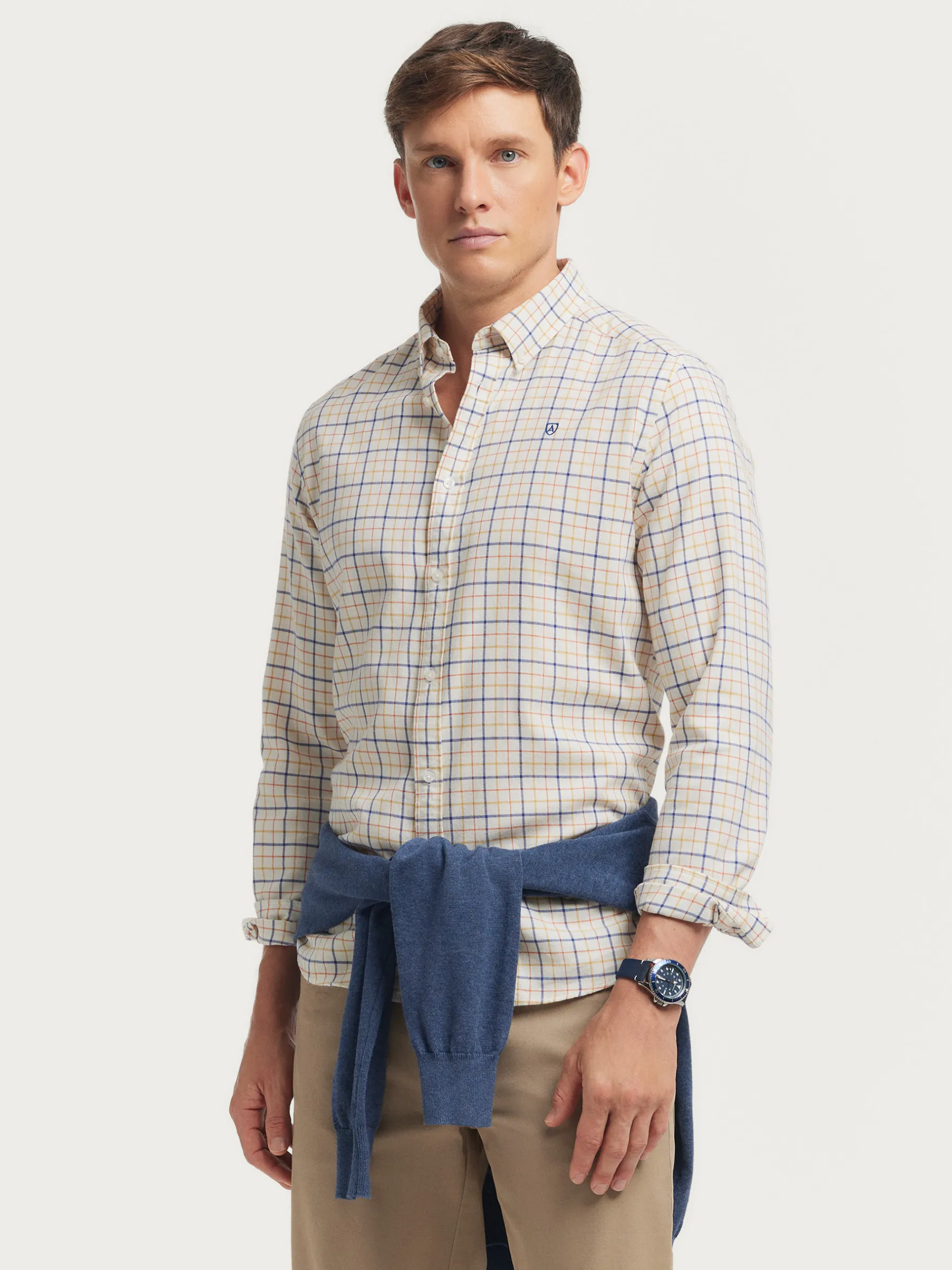 Alvaro Moreno CAMISA FLANNEL CHECKS-Hombre Franela