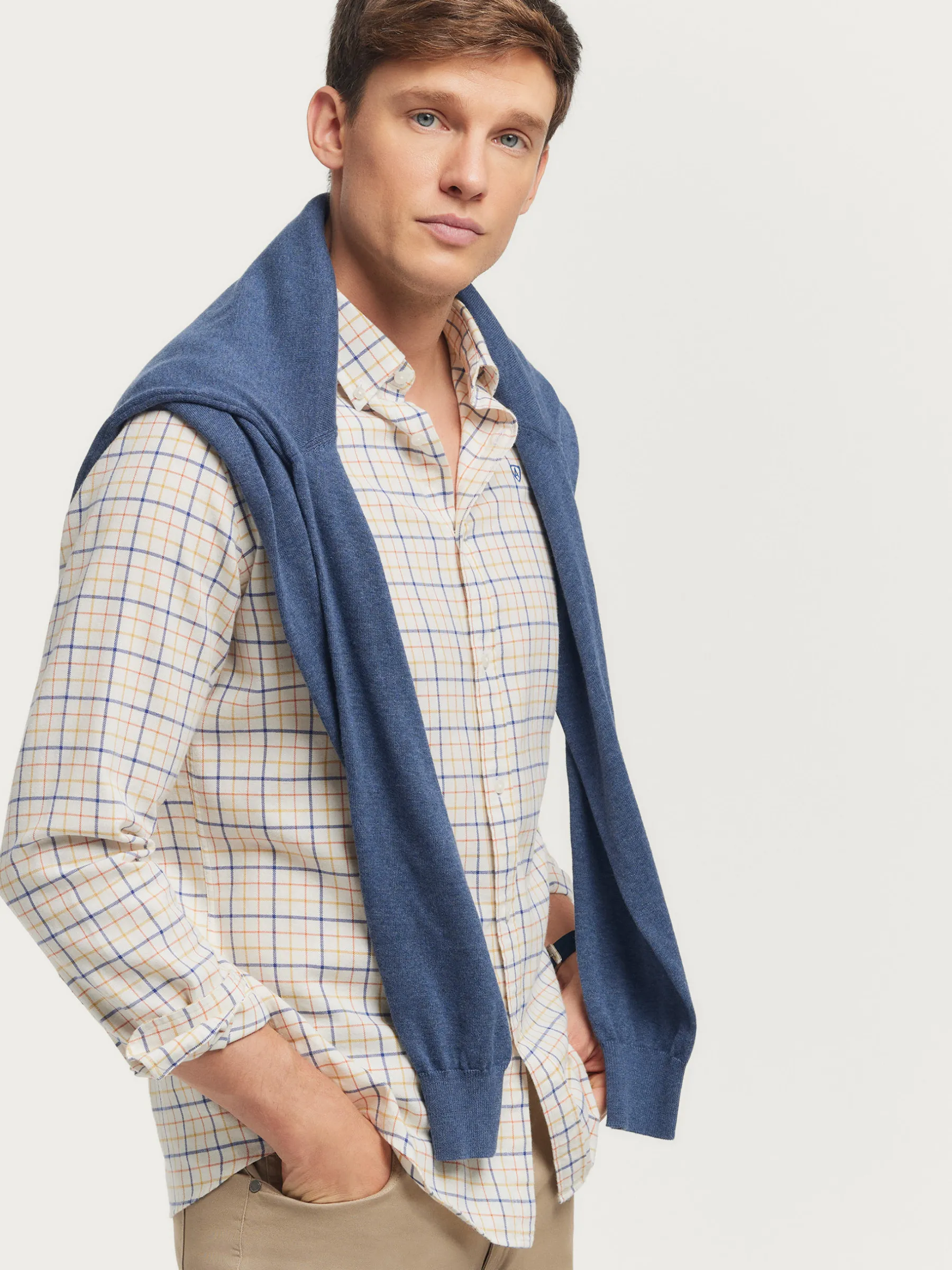Alvaro Moreno CAMISA FLANNEL CHECKS-Hombre Franela