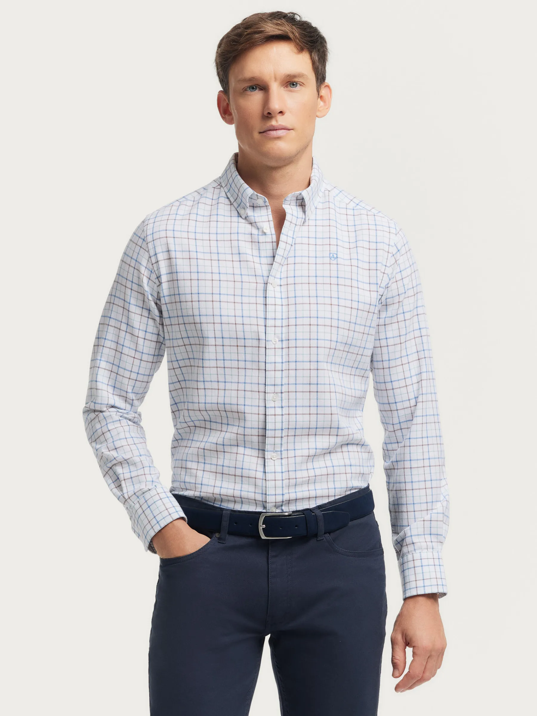 Alvaro Moreno CAMISA FLANNEL CHECKS-Hombre Franela