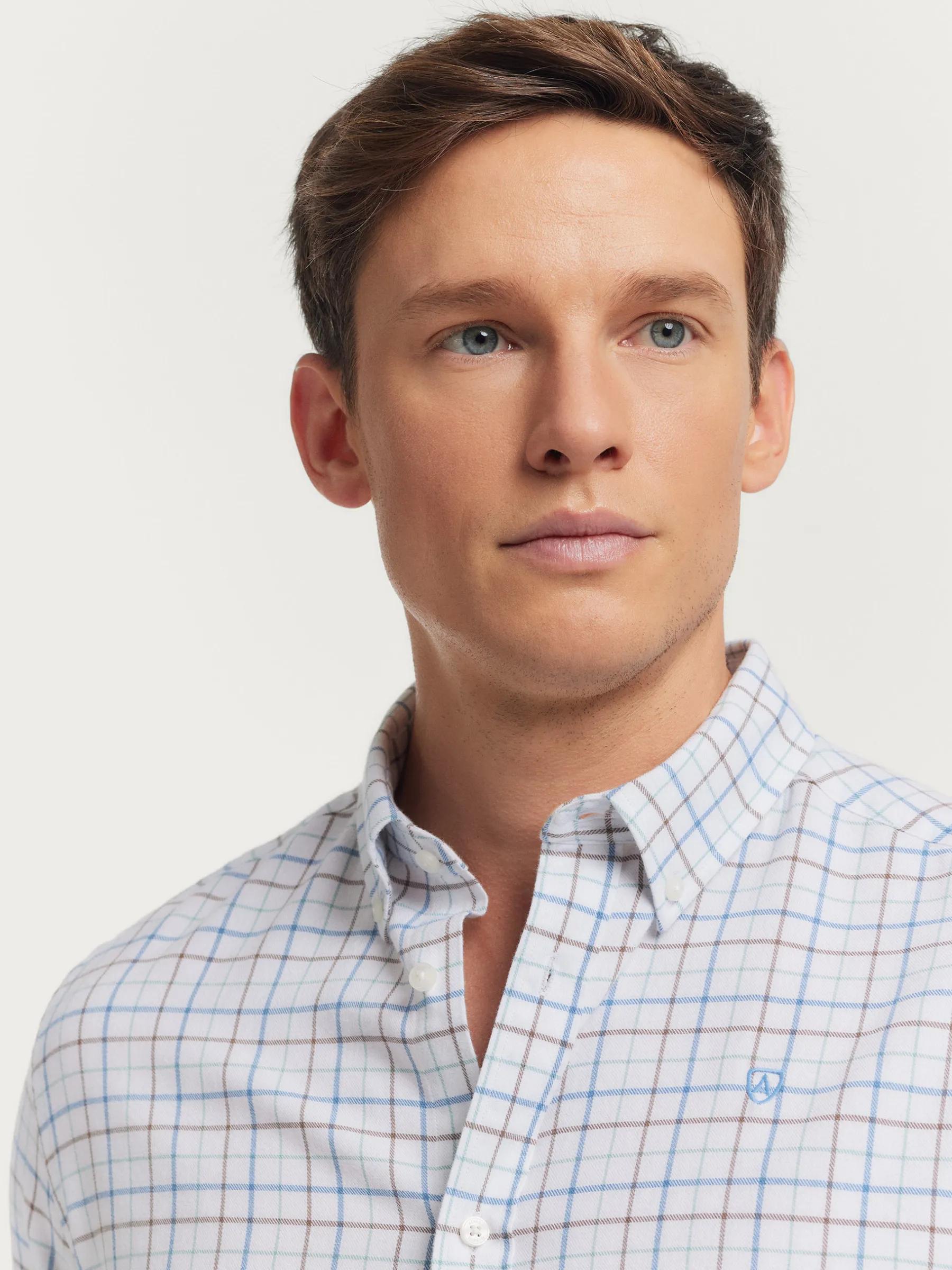 Alvaro Moreno CAMISA FLANNEL CHECKS-Hombre Franela