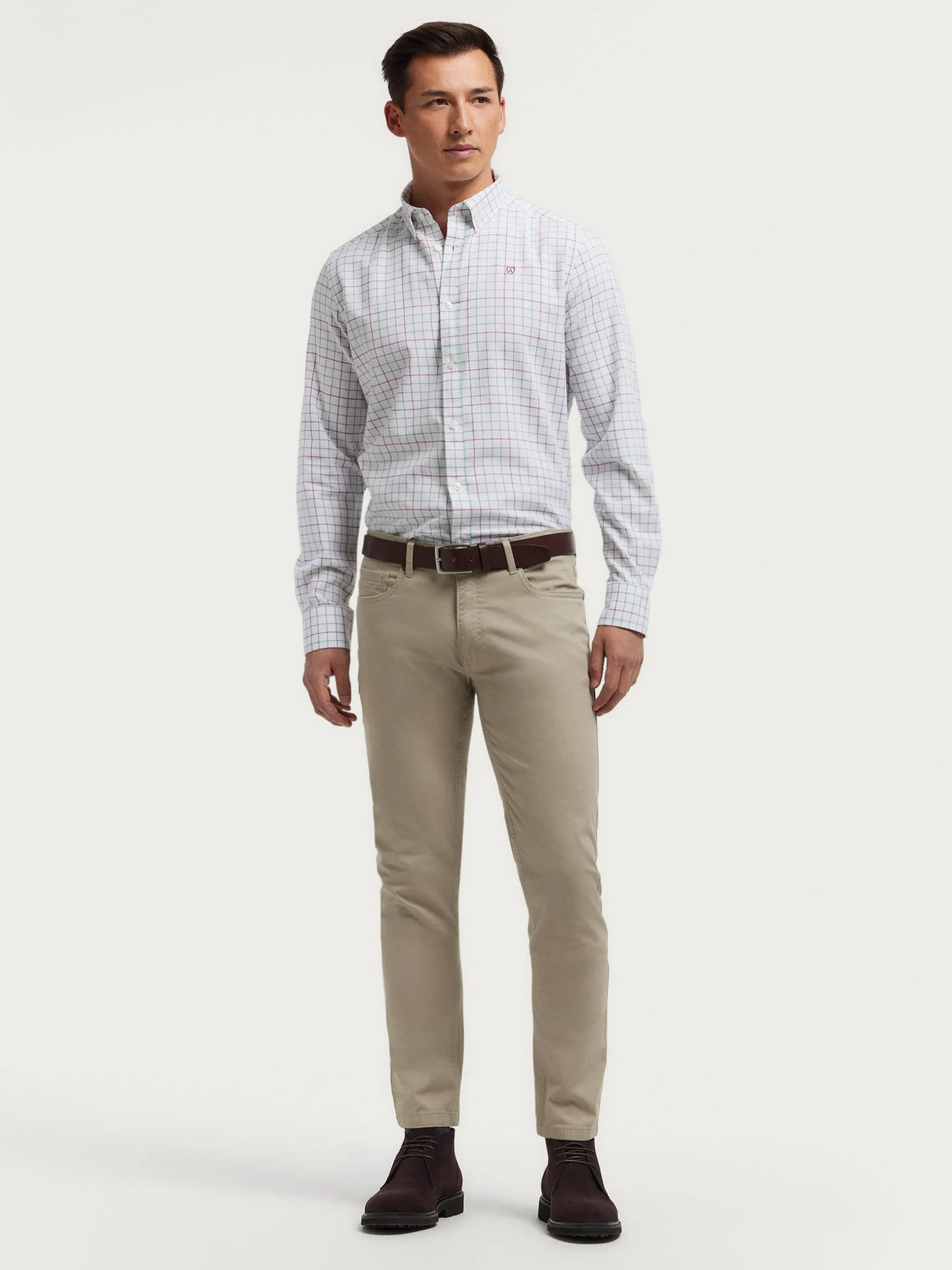 Alvaro Moreno CAMISA FLANNEL CHECKS-Hombre Franela