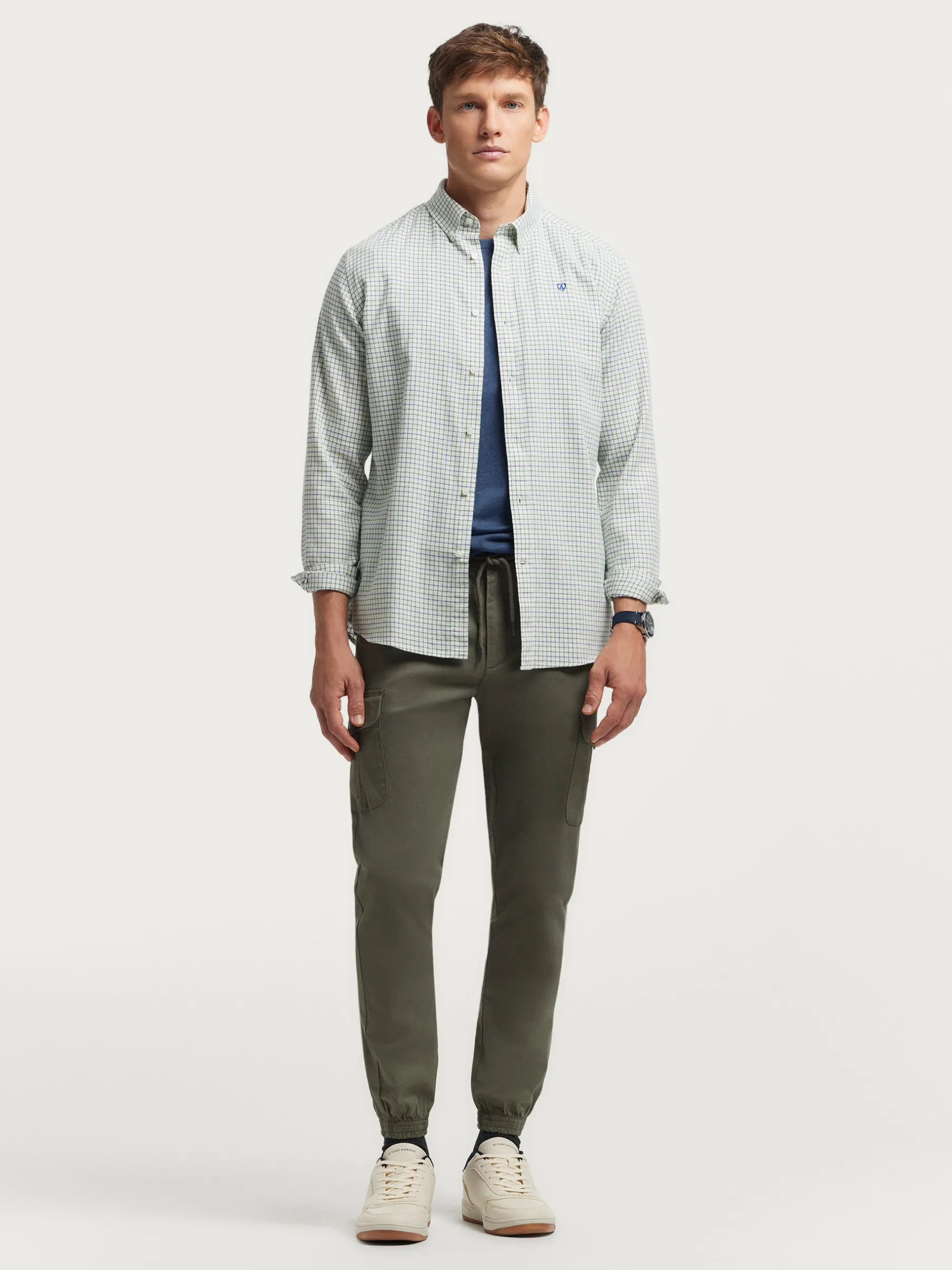 Alvaro Moreno CAMISA FLANNEL CHECKS-Hombre Franela