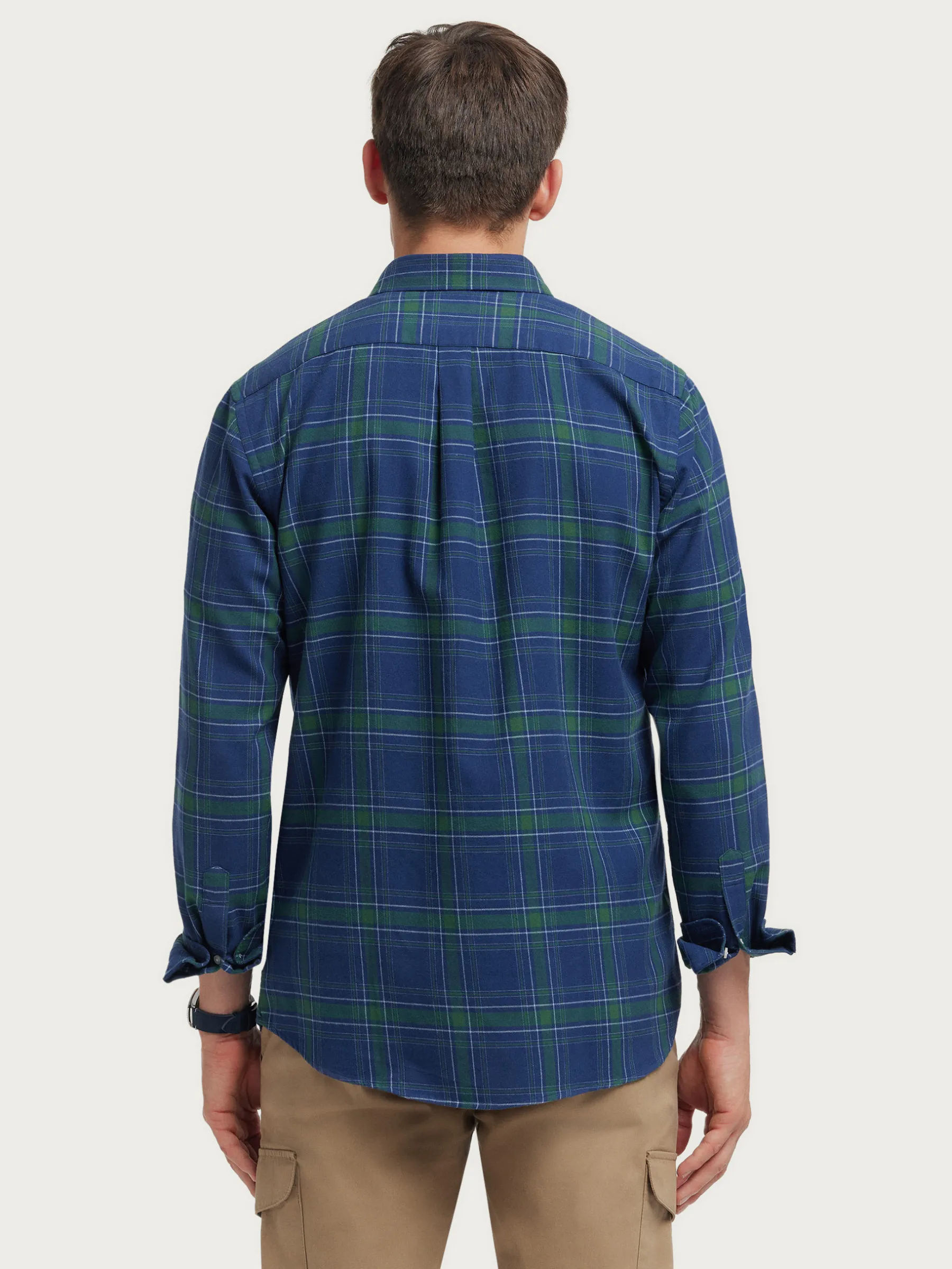 Alvaro Moreno CAMISA FLANNEL TARTAN-Hombre Franela