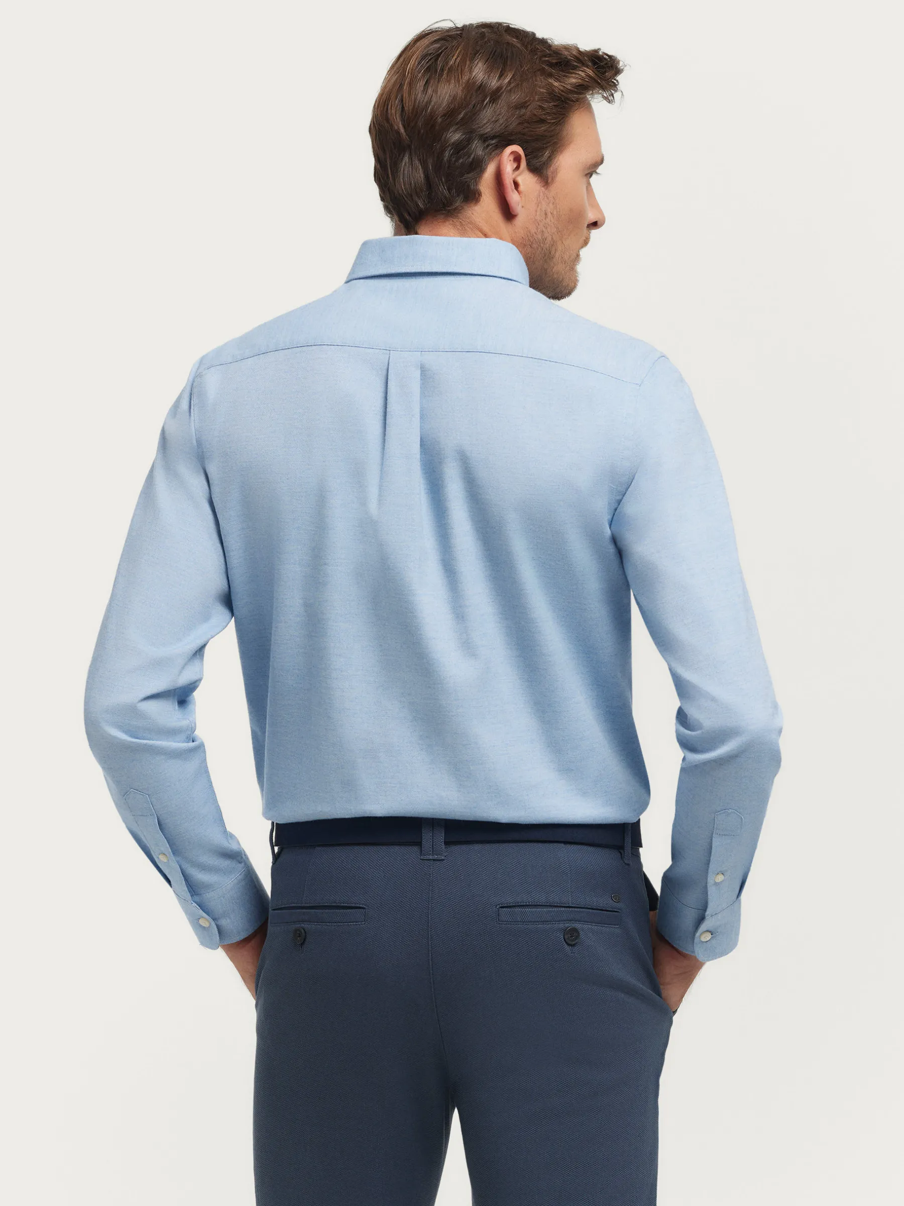 Alvaro Moreno CAMISA FLANNEL TWILL-Hombre Franela