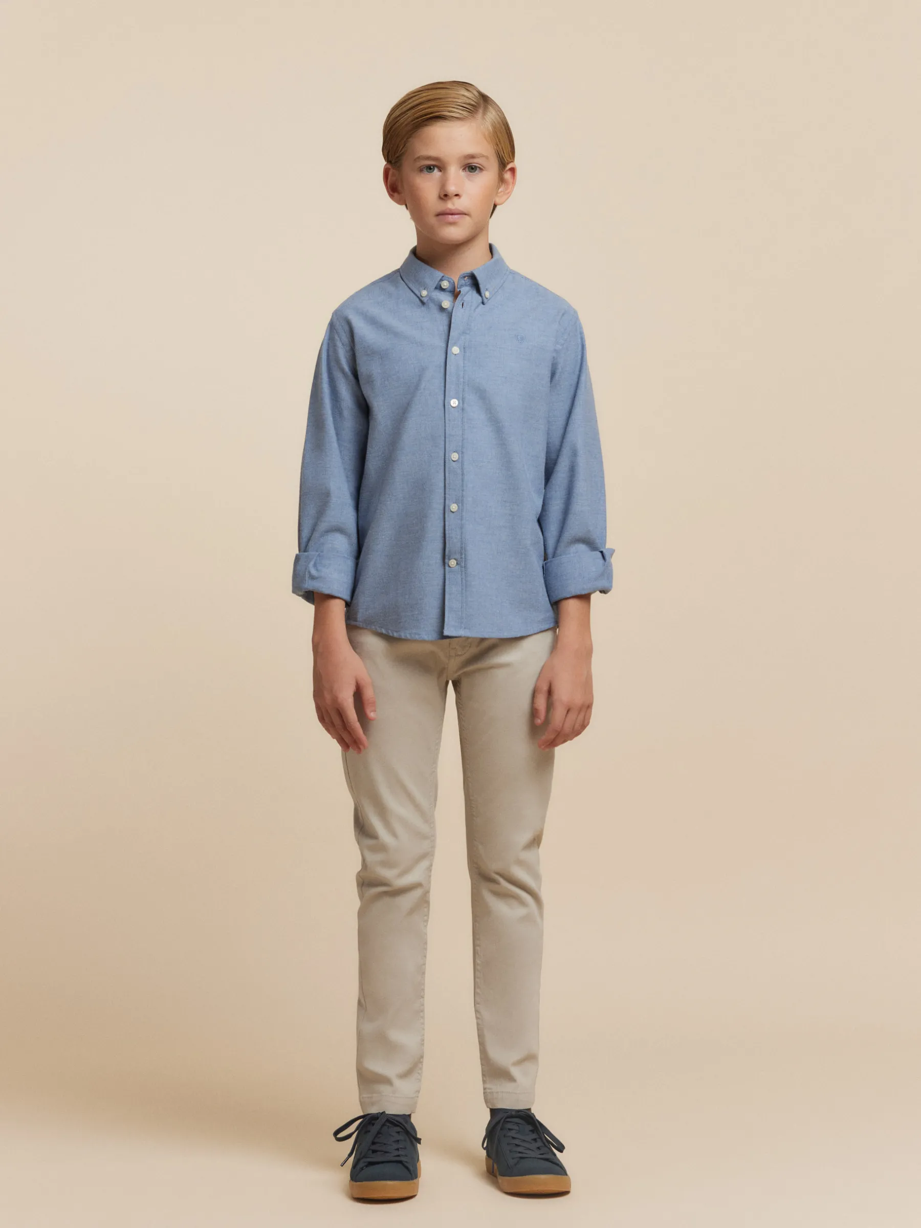 Alvaro Moreno CAMISA FLANNEL TWILL KIDS- Camisas