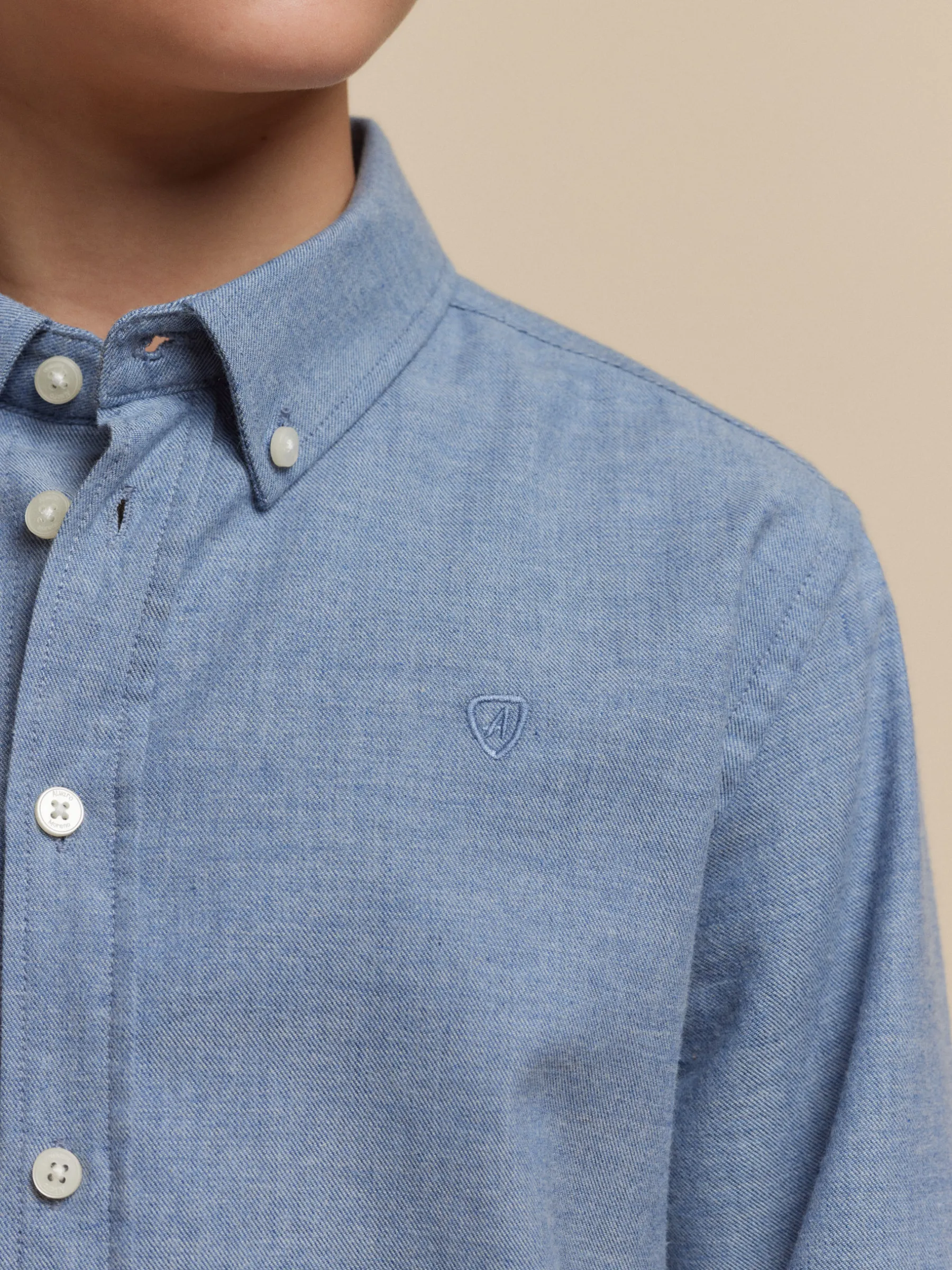 Alvaro Moreno CAMISA FLANNEL TWILL KIDS- Camisas