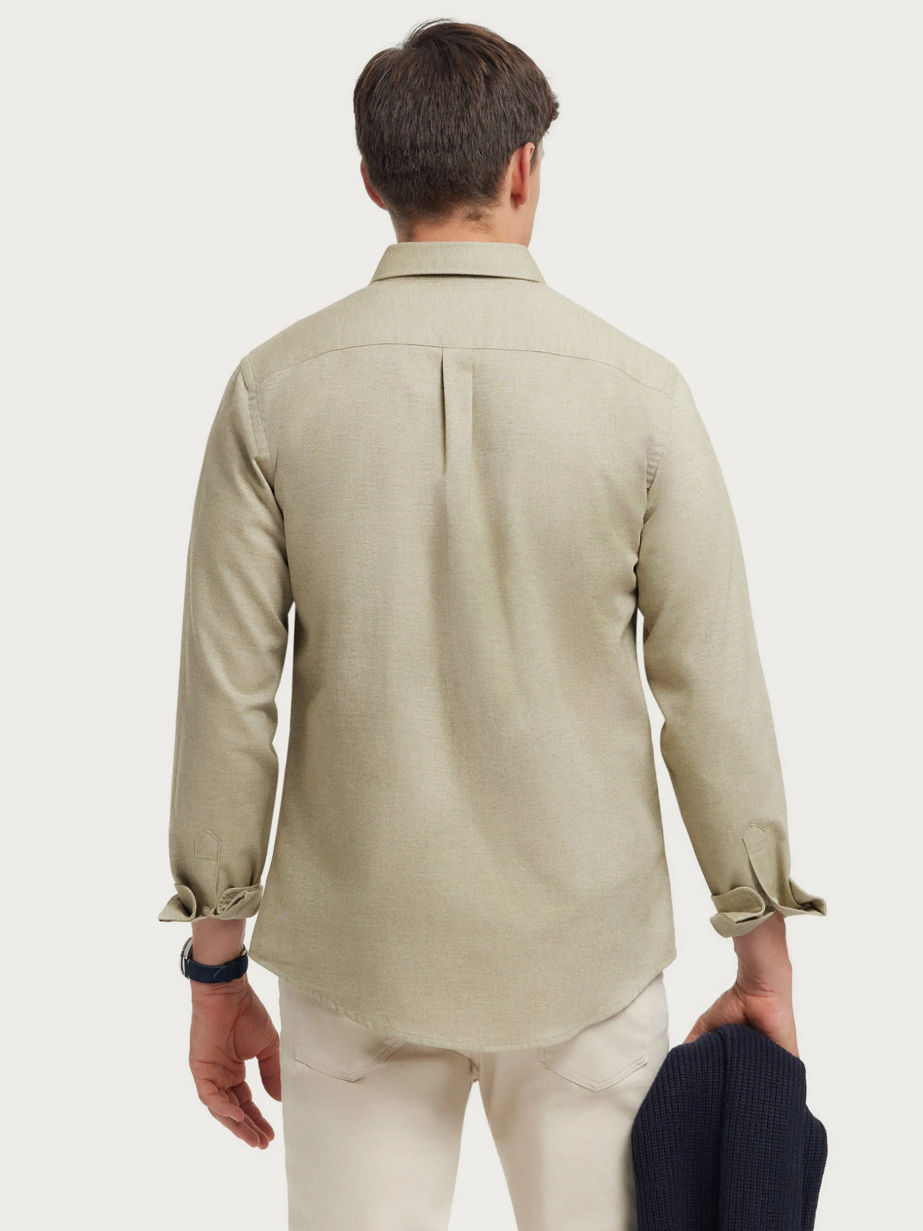 Alvaro Moreno CAMISA FLANNEL TWILL-Hombre Franela