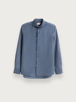 Alvaro Moreno CAMISA MICROPANA JACK AZUL-Hombre Casual