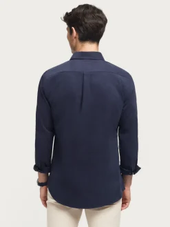 Alvaro Moreno CAMISA MICROPANA JACK AZUL MARINO-Hombre Casual