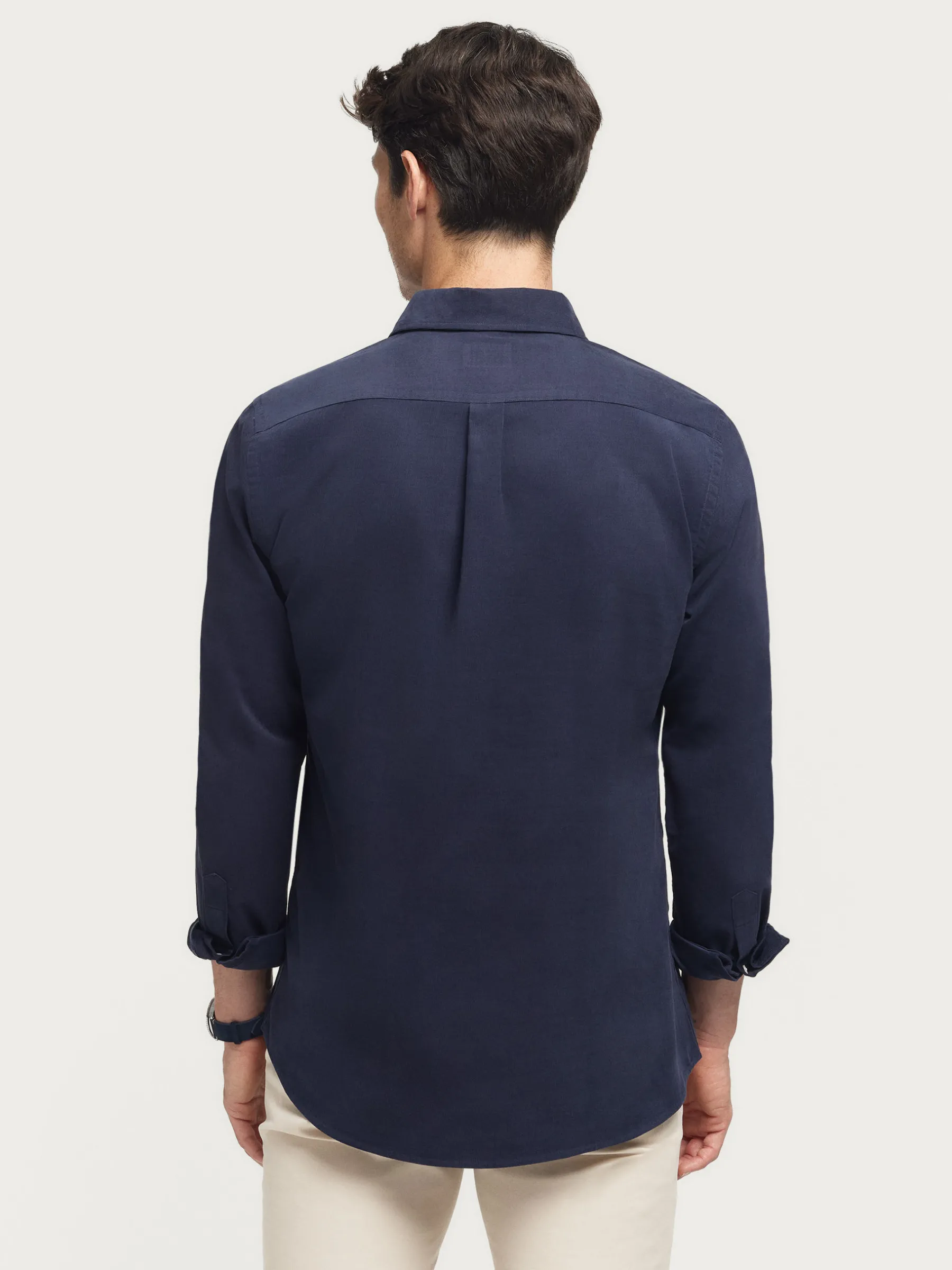 Alvaro Moreno CAMISA MICROPANA JACK AZUL MARINO-Hombre Casual