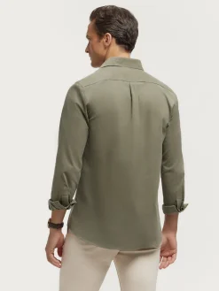 Alvaro Moreno CAMISA MICROPANA JACK VERDE-Hombre Casual