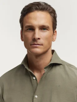 Alvaro Moreno CAMISA MICROPANA JACK VERDE-Hombre Casual