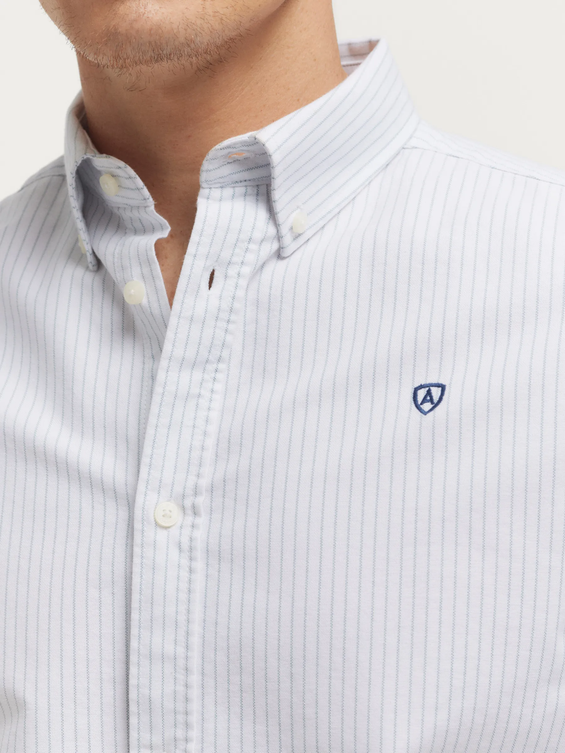 Alvaro Moreno CAMISA OXFORD ASTON-Hombre Oxford