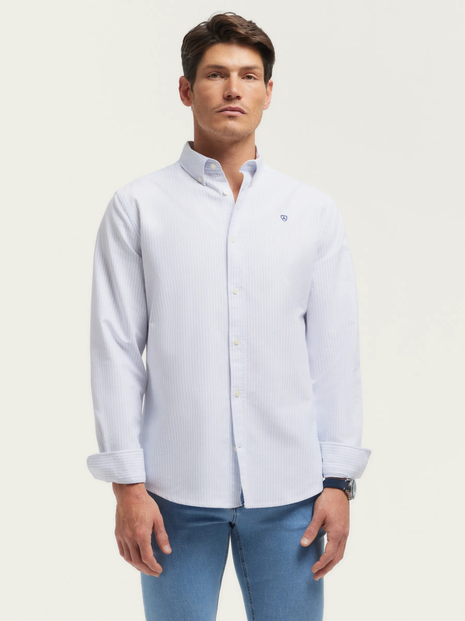 Alvaro Moreno CAMISA OXFORD ASTON-Hombre Oxford